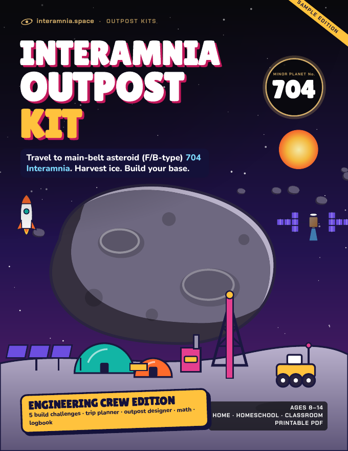 Interamnia Outpost Kit sample, page cover